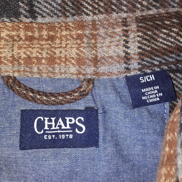 Chaps Multicolor Plaid Shirt (LS30) - Picture 10 of 10